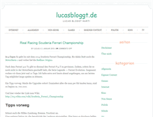 Tablet Screenshot of lucasbloggt.de